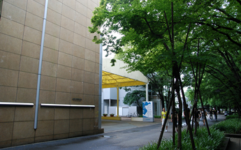 最初に現れるのが「上野の森美術館」。