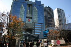 TBS放送センターの隣には
