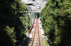 ケーブルカーに乗れば、約6分で標高831mの御岳山駅へ。